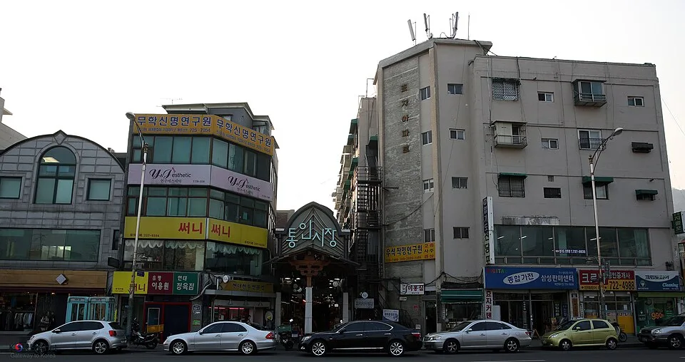 통인시장 입구 쪽 거리