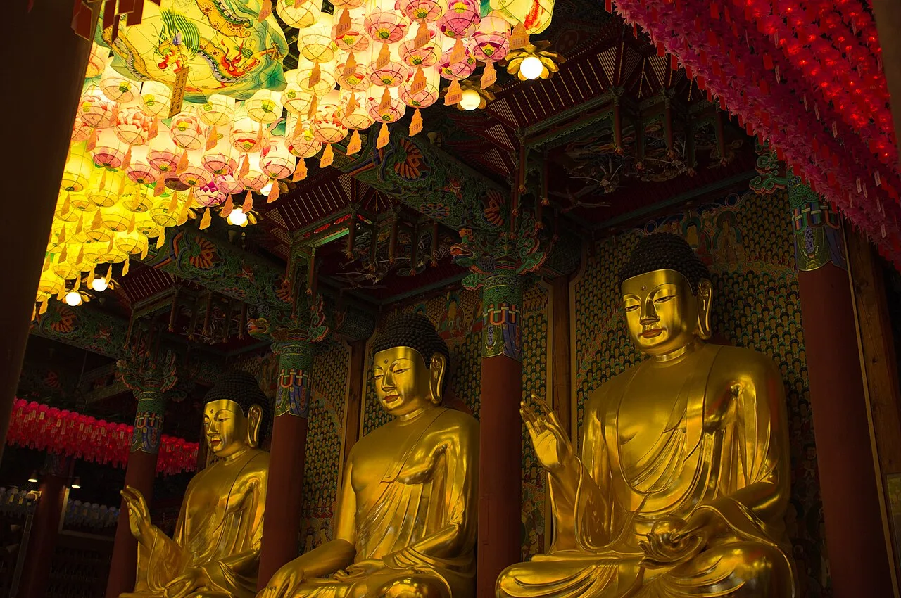 서울 조계사 경내 전경